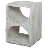 Hans Side Table - White by Uttermost - View 1