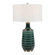 Scouts Table Lamp Deep Green - Green / White by Uttermost - View 1
