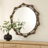 Remolino Round Mirror - Bronze by Uttermost - View 3