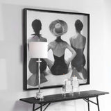 Ladies' Swimwear, 1959 Fashion Print - Black by Uttermost - View 3