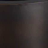 Volcan Outdoor Planters (Set of 2) Matte Bronze - Black by Uttermost - View 4