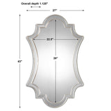 Elara Wall Mirror - Silver by Uttermost - View 5