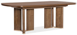 Eleana Rectangular Dining Table With Two Leaves Medium Wood - Dark Brown by Hooker Furniture - View 1