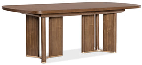 Eleana Rectangular Dining Table With Two Leaves Medium Wood - Dark Brown by Hooker Furniture - View 1