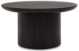 Commerce And Market Chit Chat Table Burnt Timber - Dark Brown by Hooker Furniture - View 1