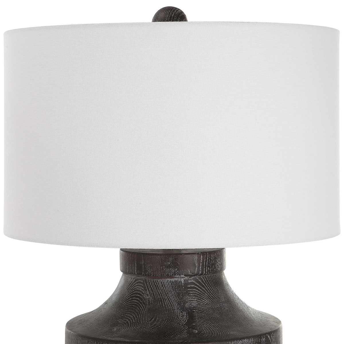 Timber Table Lamp - Dark Gray by Uttermost - View 5