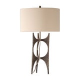 Goldia Lamp Antique Bronze - Bronze / Beige by Uttermost - View 3