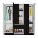 Guajira Six Door Armoire, Three Cabinets , Hidden Drawer Shoes - sold by Home Elegance USA
