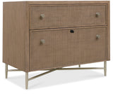 Sonnet Lateral File Cabinet - Dark Gray / Light Brown by Hooker Furniture - View 1