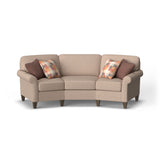 Westside Fabric Conversation Sofa, Accent Pillows Included | Flexsteel