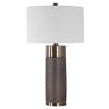 Brannock Table Lamp - Bronze / White by Uttermost - View 4