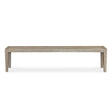Kirkham Wooden Outdoor Bench - Gray by Uttermost - View 1