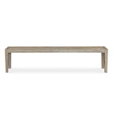Kirkham Wooden Outdoor Bench - Gray by Uttermost - View 1
