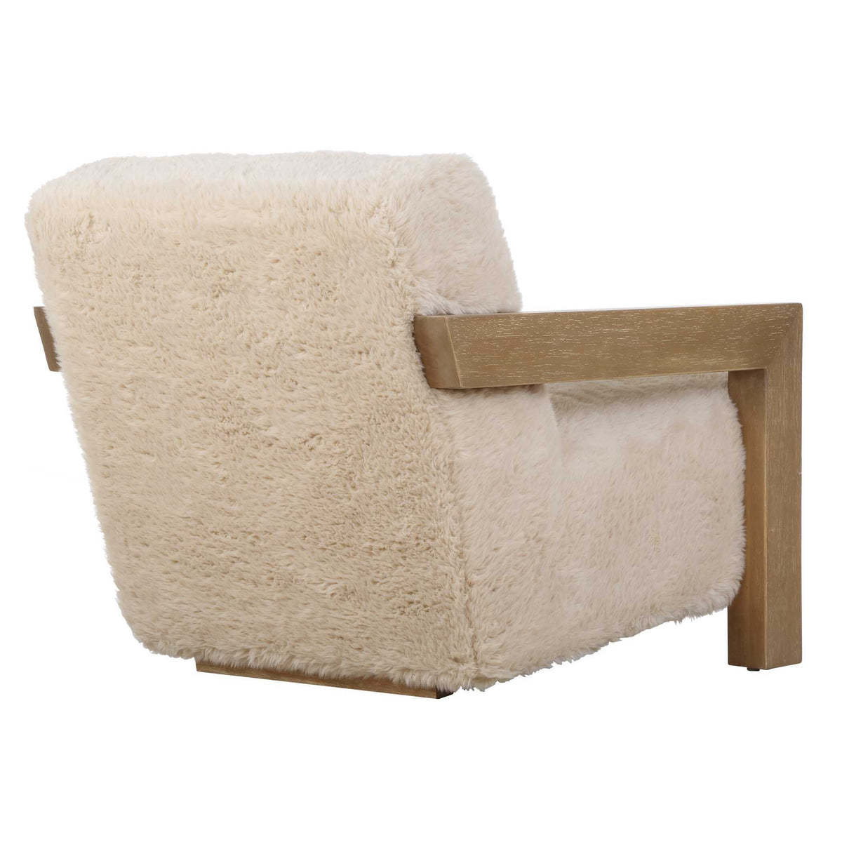 Jackson Sheepskin Accent Chair - Light Brown by Uttermost - View 6