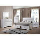Corbin White 5-piece California King Bedroom Set