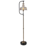 Elieser Industrial Floor Lamp - Light Brown / Black by Uttermost - View 1