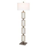 Link Brushed Gold Floor Lamp by Uttermost - View 1
