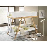Hicks White Twin Over Twin Bunk Bed