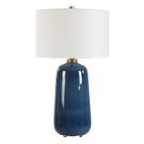 Brae Glaze Table Lamp - Blue by Uttermost - View 3