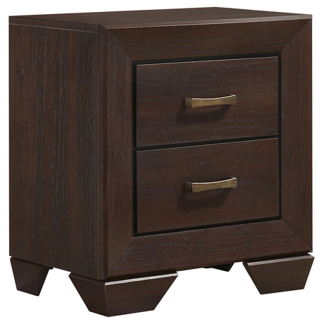 Oatfield Dark Cocoa  4-piece Queen Bedroom Set - sold by Home Elegance USA