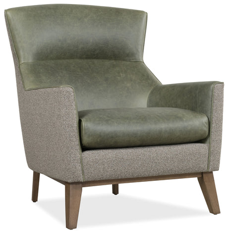 Camille Chair - Dark Green / Gray by Hooker Furniture - View 1
