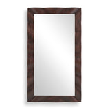 Wrinkle Wavy Wood Mirror Woodtone - Dark Brown by Uttermost - View 1