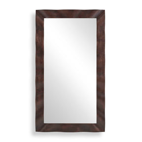 Wrinkle Wavy Wood Mirror Woodtone - Dark Brown by Uttermost - View 1