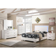 Dulcey White High Gloss 5-piece Full Bedroom Set - sold by Home Elegance USA