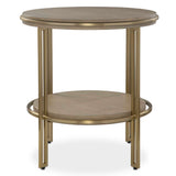 Elise Round Brass Side Table - Bronze by Uttermost - View 1