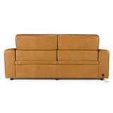 Chevak - Modern Brown Leather Sofa w/ 2 Recliners - View Image 1