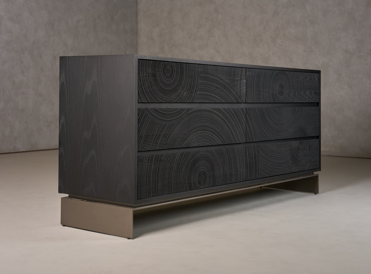 Cirque - Modern Black Ash Dresser - View Image 1