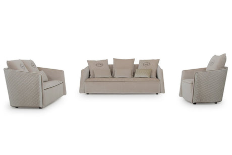 A&X Talin Modern Beige Fabric Sofa Set - VGUNCK006 - Home Elegance USA - 1