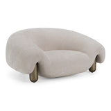 Clarity - Contemporary Light Grey Fabric Accent Chair - View Image 1