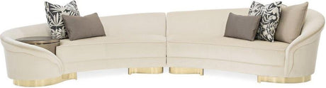 Grand Opening Upholstery Curved Sectional - Caracole - Home Elegance USA