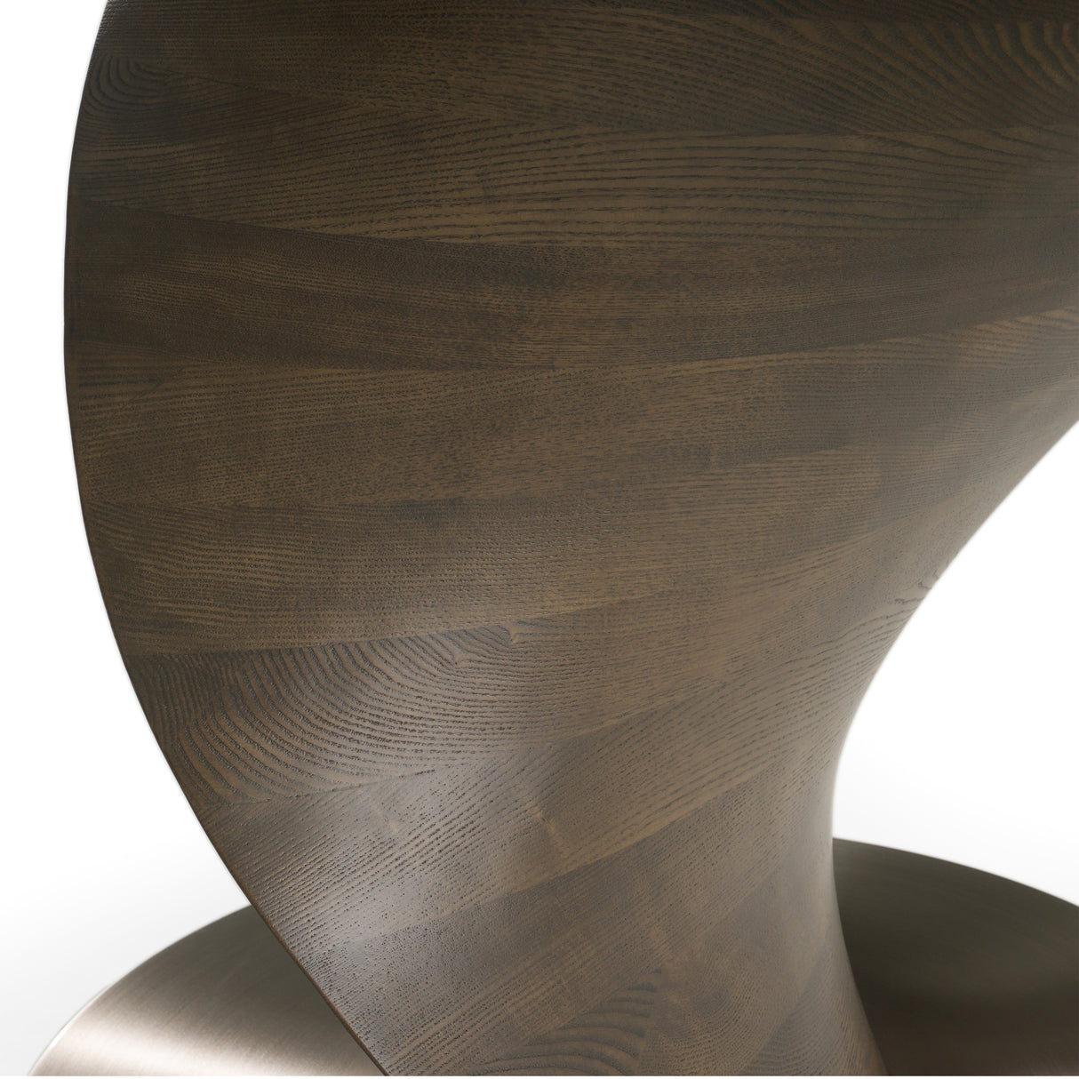 Cleveland - Contemporary Glass and Grey Ash Dining Table - View Image 1