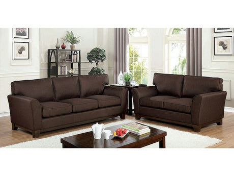 Caldicot - Sofa & Loveseat - Brown | Home Elegance USA