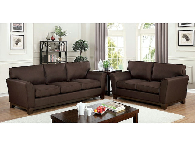 Caldicot - Sofa & Loveseat - Brown