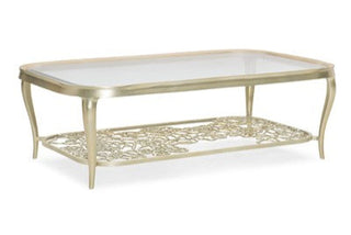 Coffee Table Gold Finish CLA-019-401