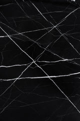 Concord - Modern Black Marble + Black Ash + Aluminum Dresser - View Image 1