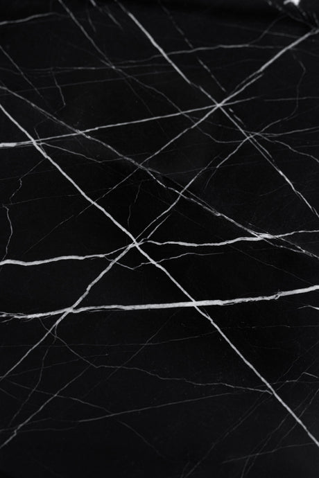 Concord - Modern Black Marble + Black Ash + Aluminum Dresser - View Image 1