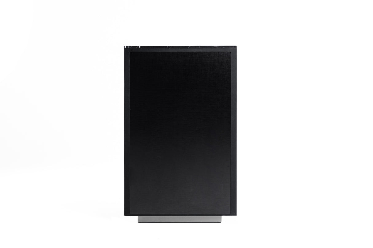 Concord - Modern Black Marble + Black Ash + Aluminum Chest - View Image 1