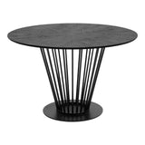 Conroy + Luzerne - Modern Black + Pink Dining Table Set - View Image 1