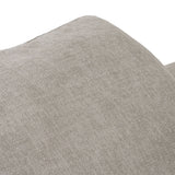 Divani Casa Corinth - Modern Gray Fabric Sectional Sofa with 3 Power Recliners