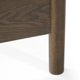 Queen Carolina - Modern Grey Fabric + Wenge Bedroom Set