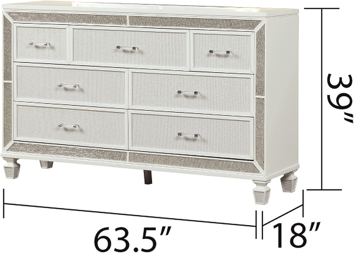 Crystal Dresser White | Galaxy -4