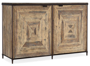 Saint Armand Door Chest - Light Brown / Dark Brown by Hooker Furniture - View 1