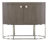Modern Mood Oval Nightstand - Dark Brown / Dark Gray by Hooker Furniture - View 4