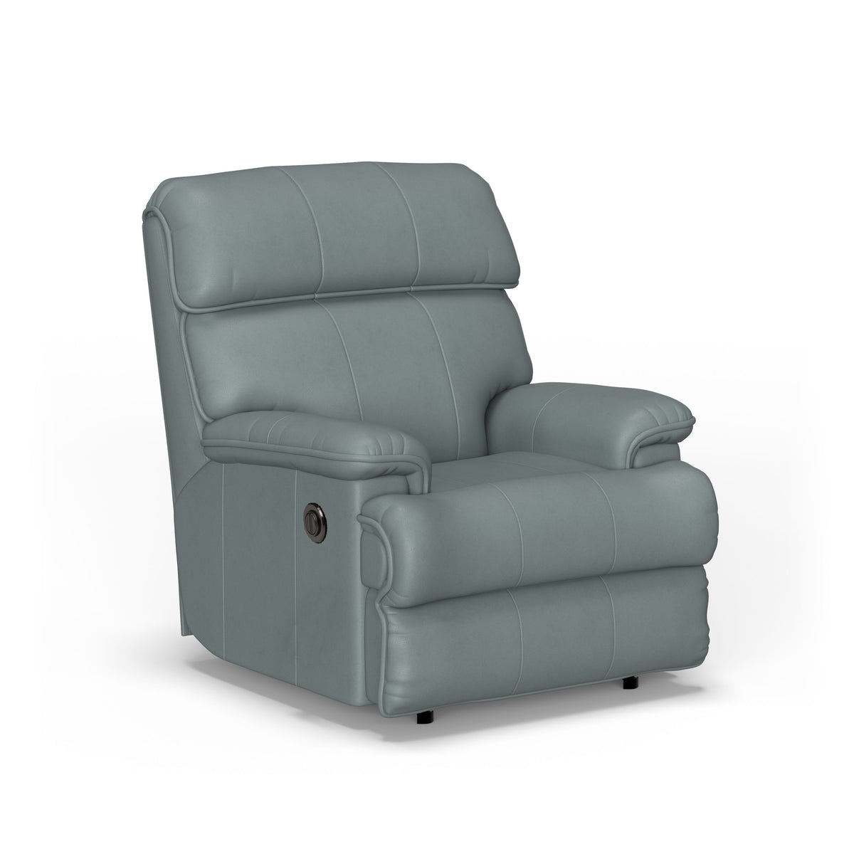 Geneva Transitional Leather Power Rocking Recliner | Flexsteel