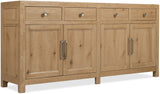 Driftwood Buffet Buckboard - Light Brown by Hooker Furniture - View 1