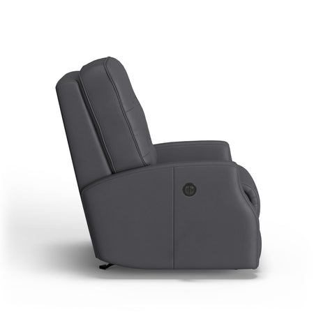 Devon Transitional Leather Power Rocking Recliner | Flexsteel